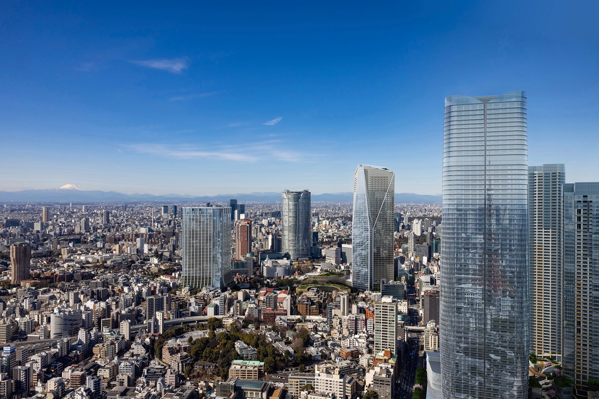 Urban Redevelopment Rendering: Project in Japan
