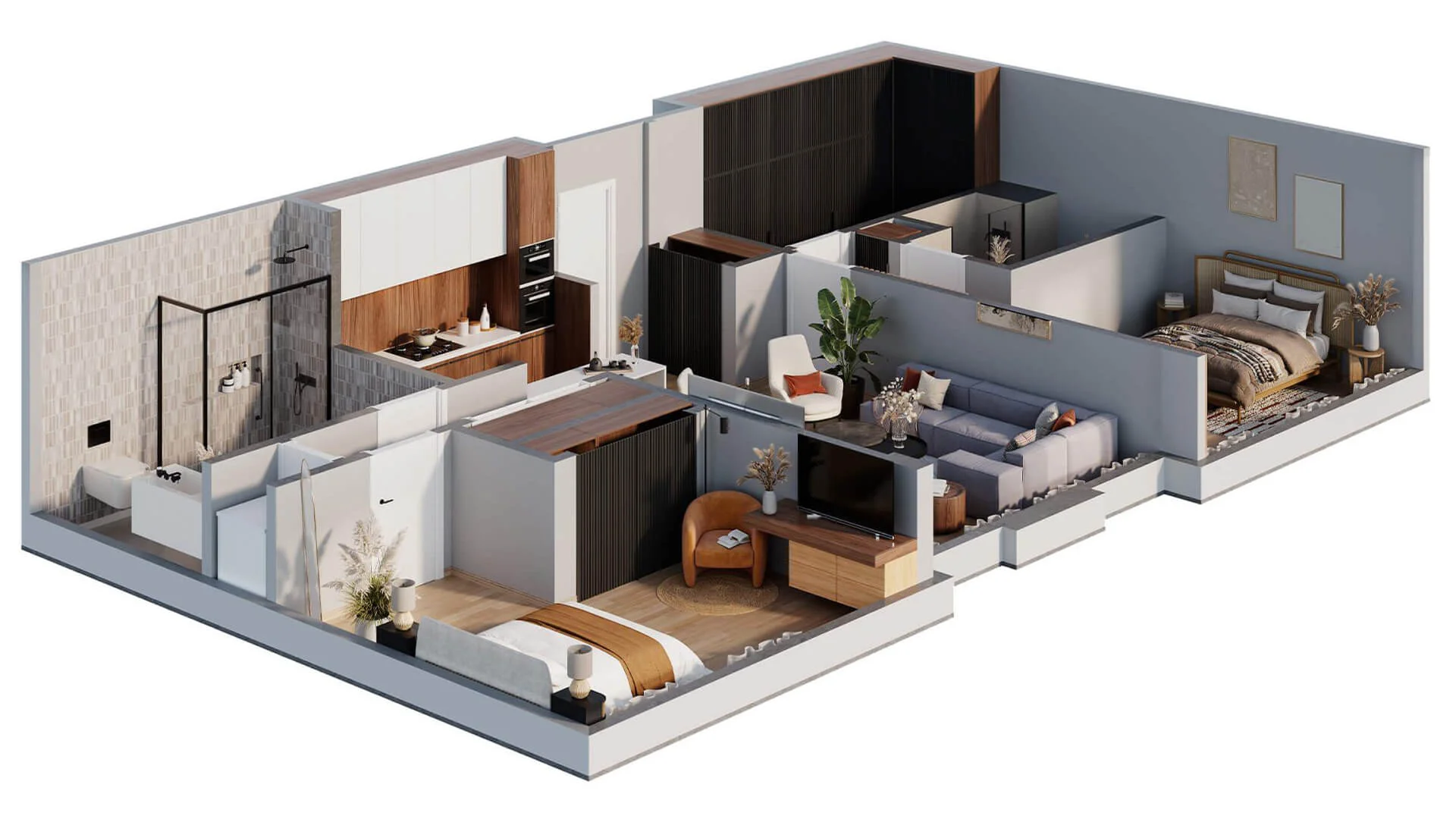 Floor Plan CGI for Real Estate Development