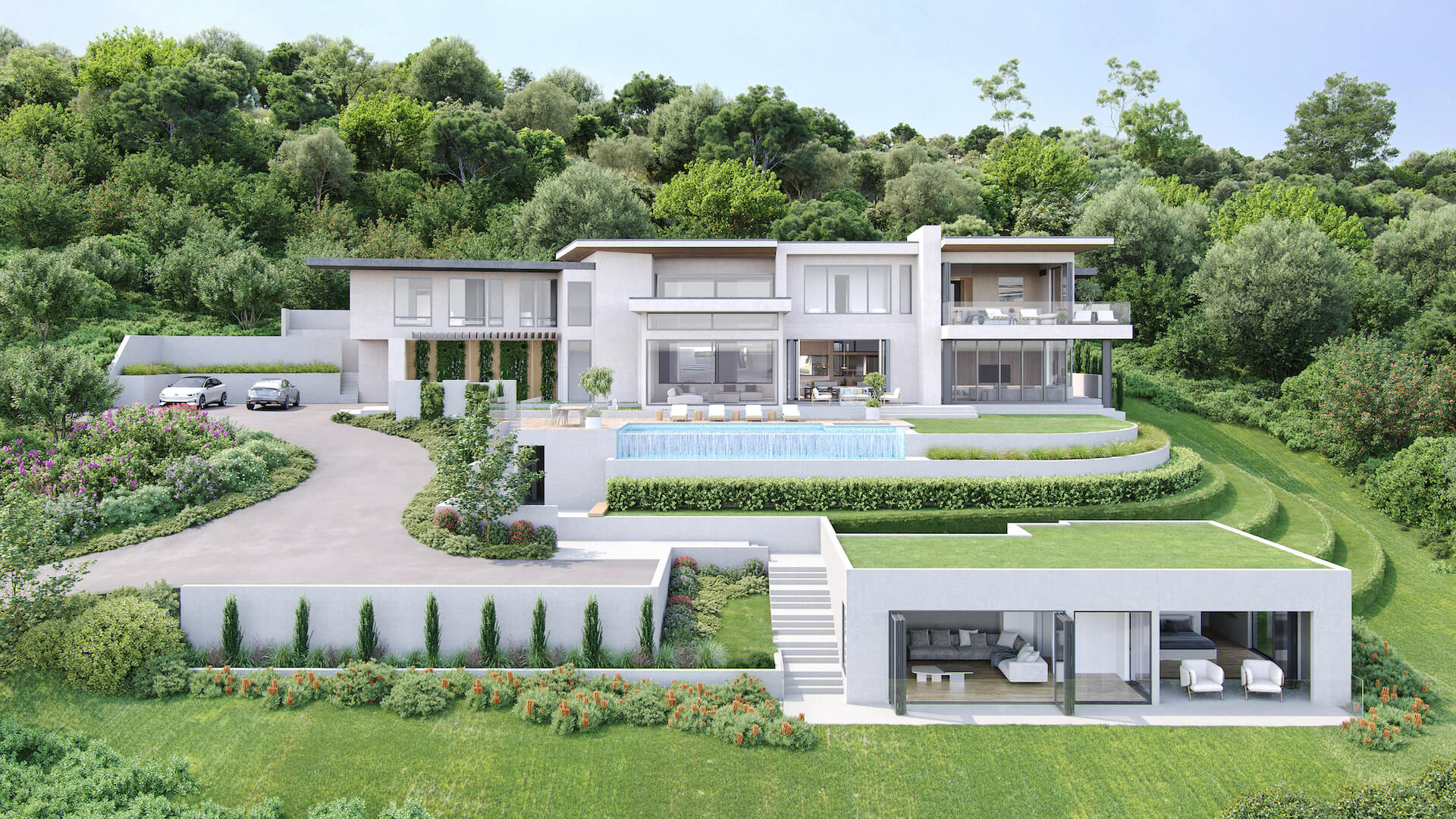 3D Property Rendering for Compass: Residence Exterior