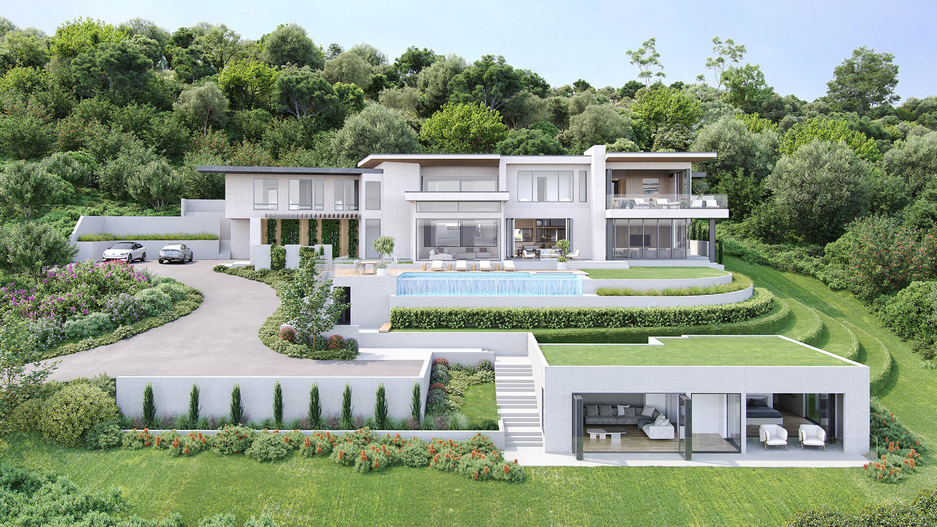 Real \estate 3D Rendering in a Property Listing