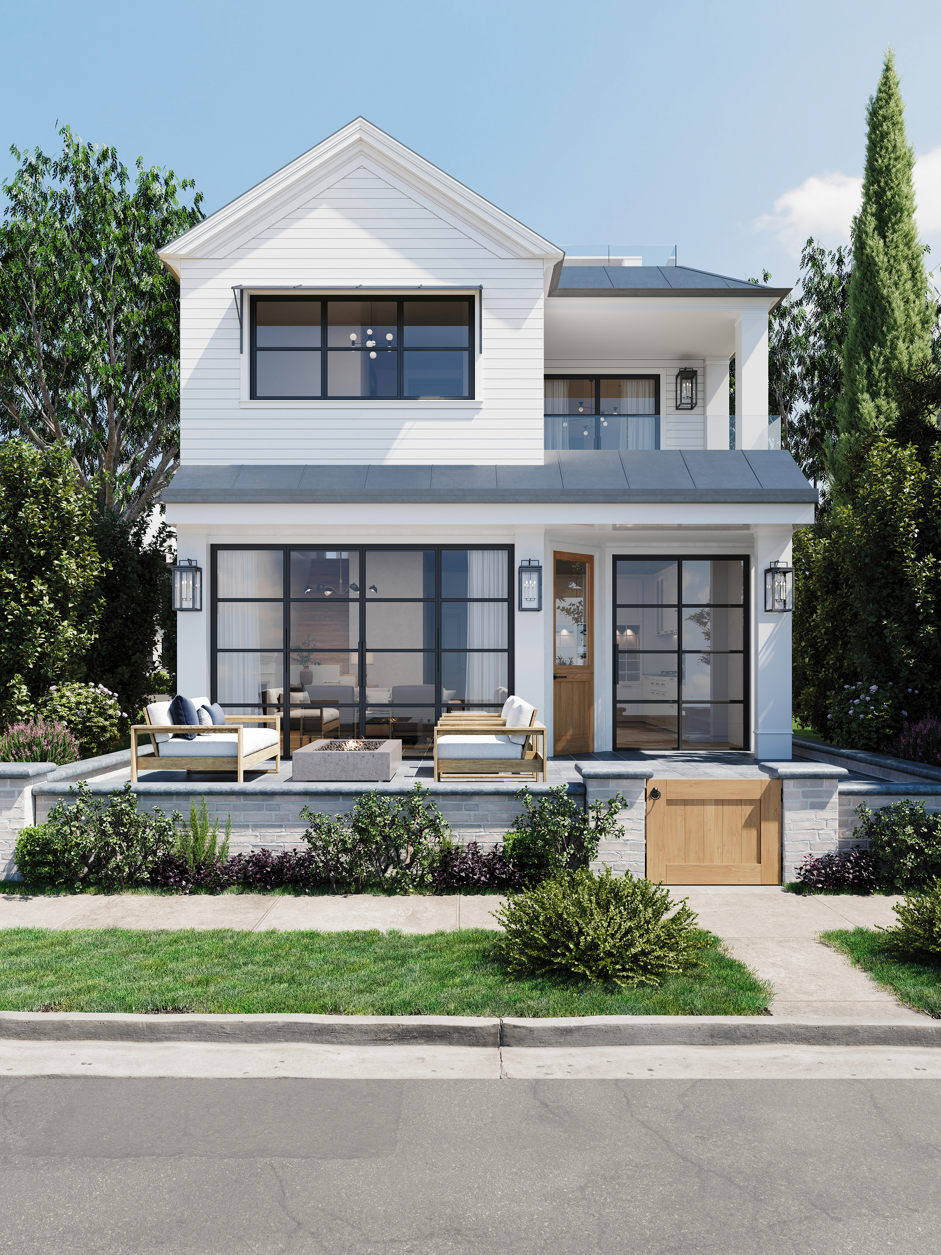 3D Rendering of a Condominium in Corona Del Mar, CA