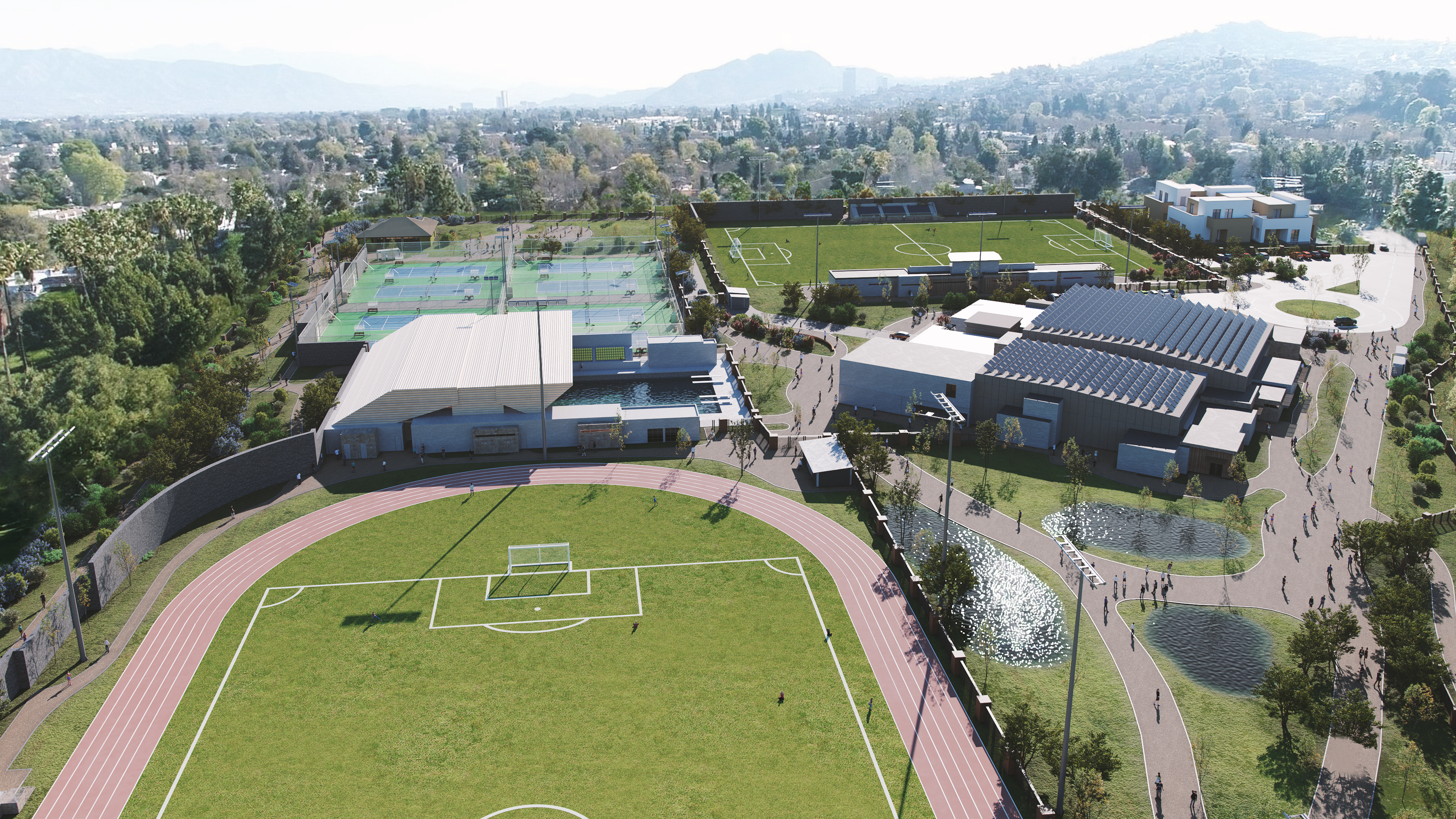 3D Rendering of a Golf Course in Los Angeles
