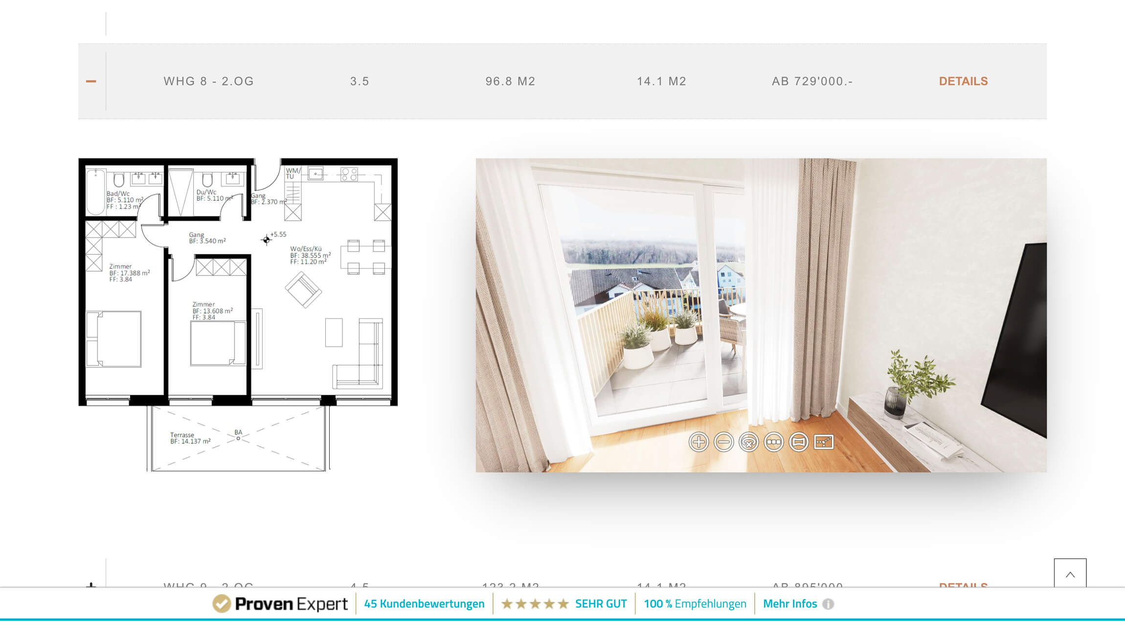 Real Estate 3D Rendering on a Company's Website