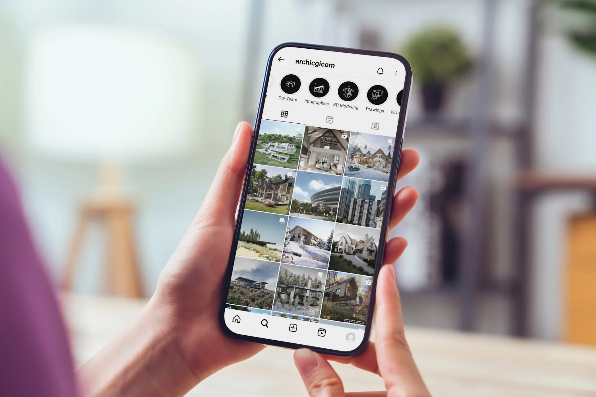 Instagram Stories Highlights for Architects