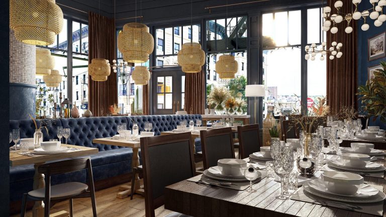 Restaurant 3D Visualization Services