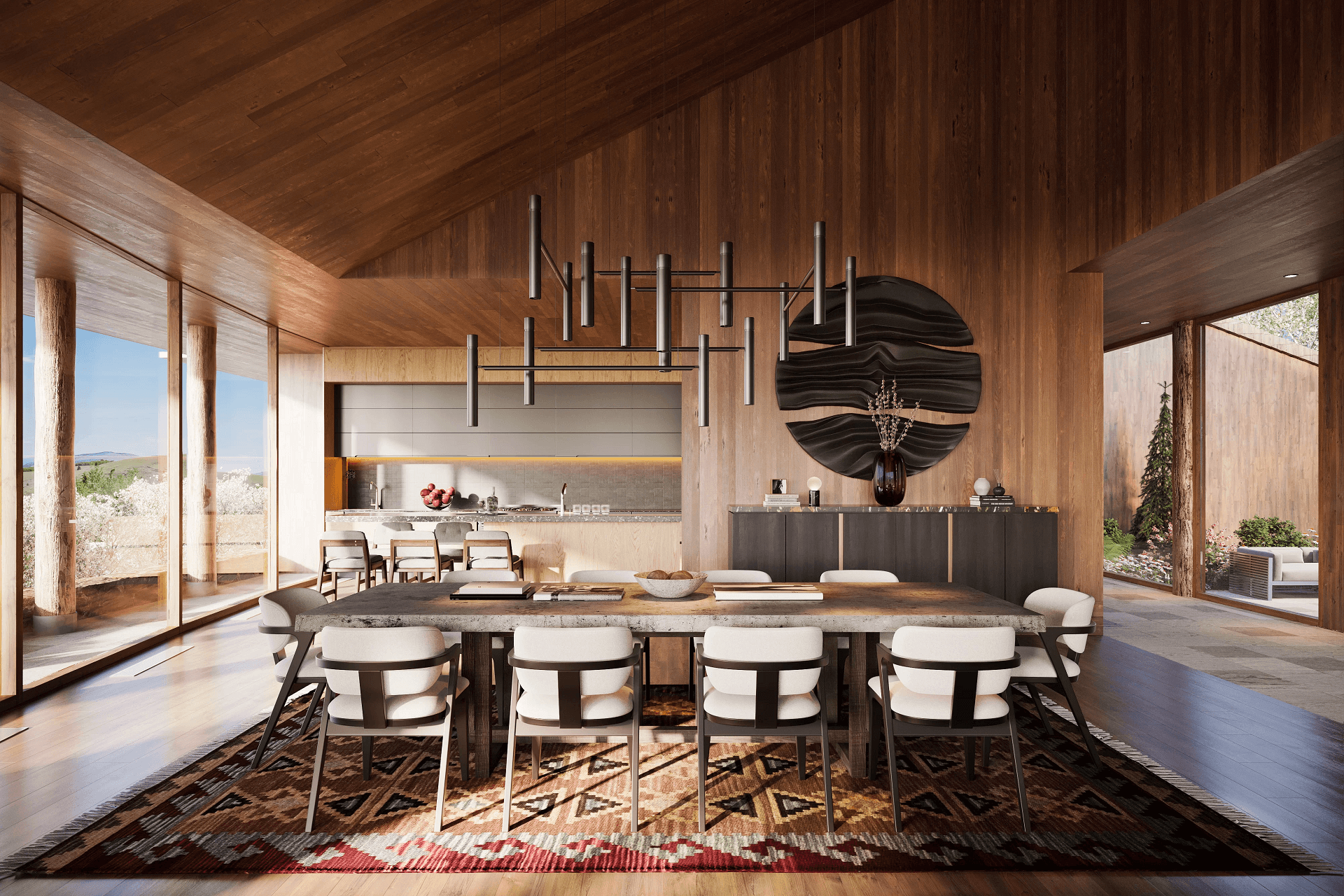 Kitchen Architectural 3D Rendering
