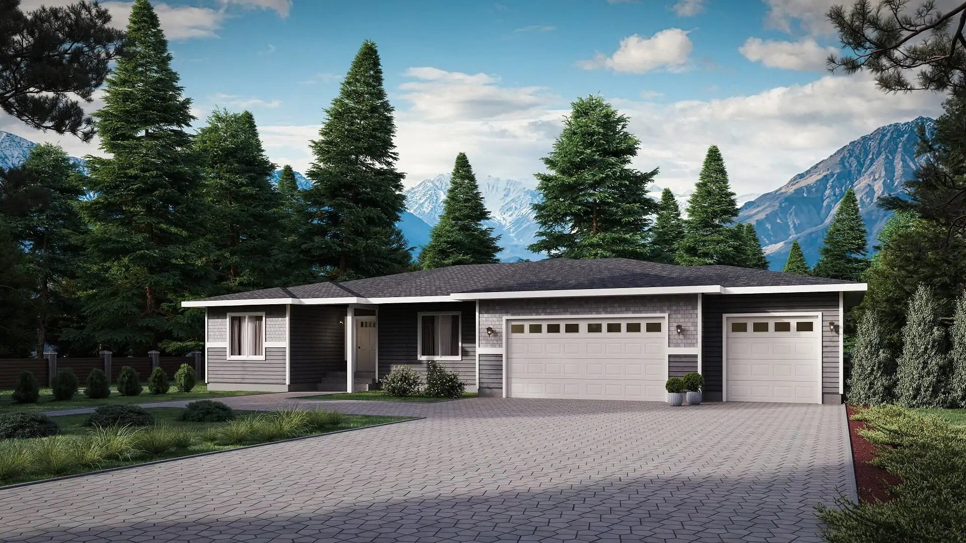 Real Estate Render of Cottages