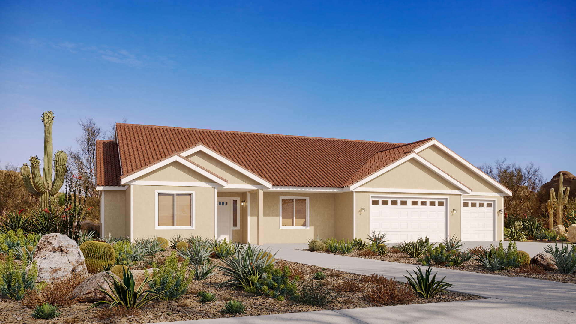 Real Estate Render of Cottages