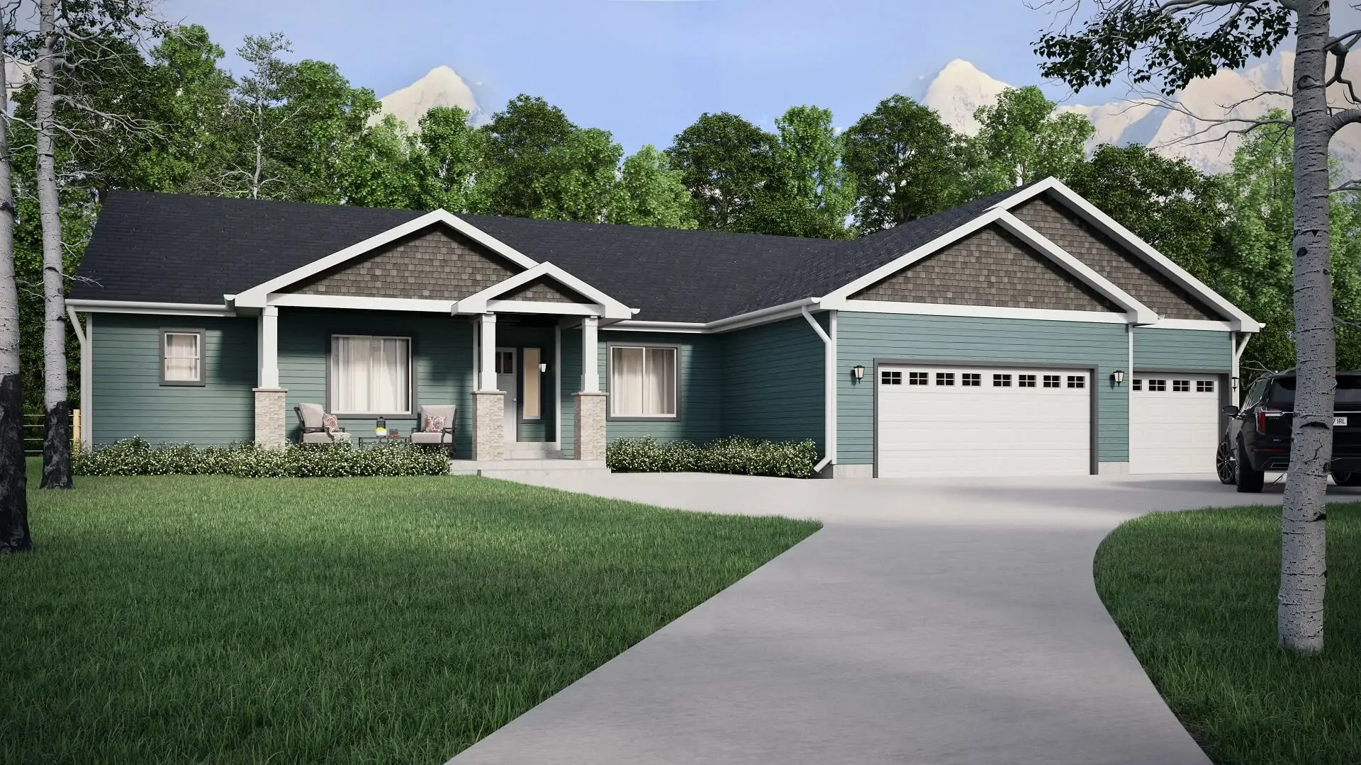 Real Estate Render of Cottages