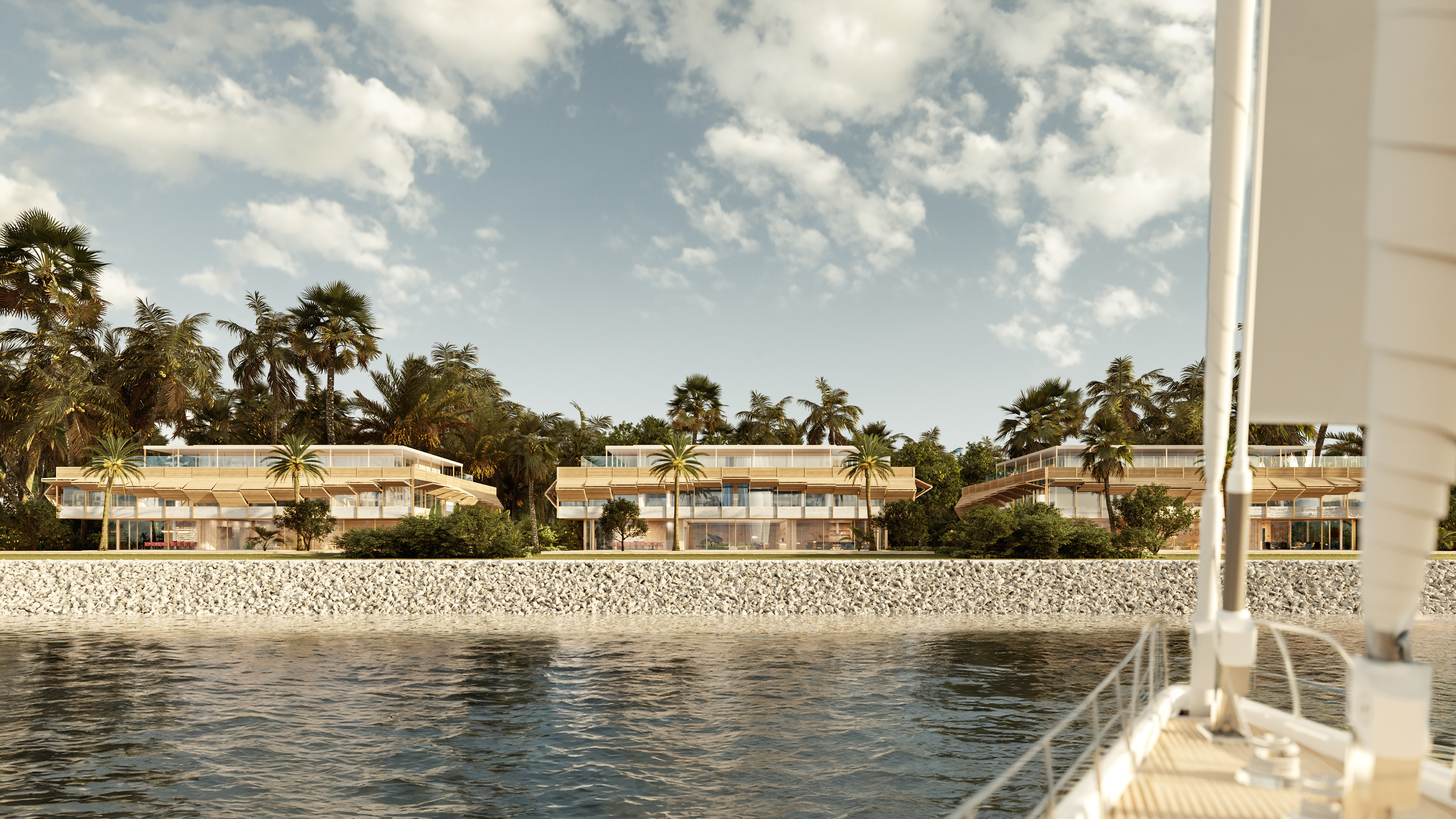 Exterior CGI of Residences in the Middle East