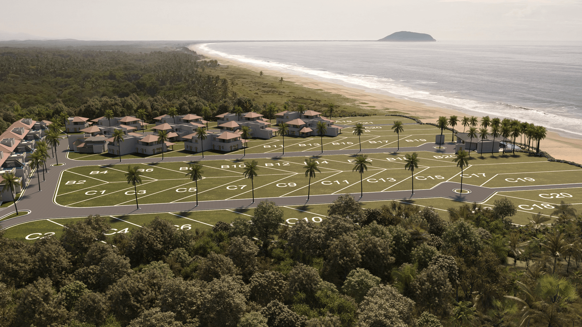 3D Flythrough Animation of a Beachfront Community