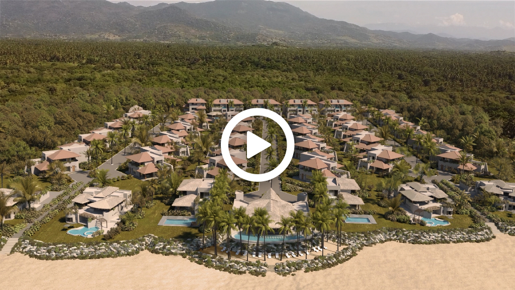 3D Animation of a Beachfront Community in Mexico