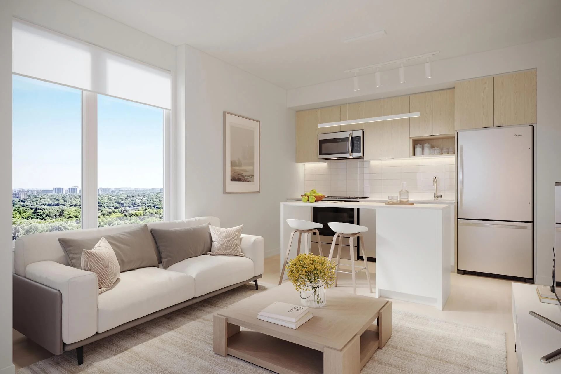 Aerial 3D Rendering of a Home Community