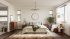 3D Rendering of a Cozy Bedroom Interior with Neutral Tones