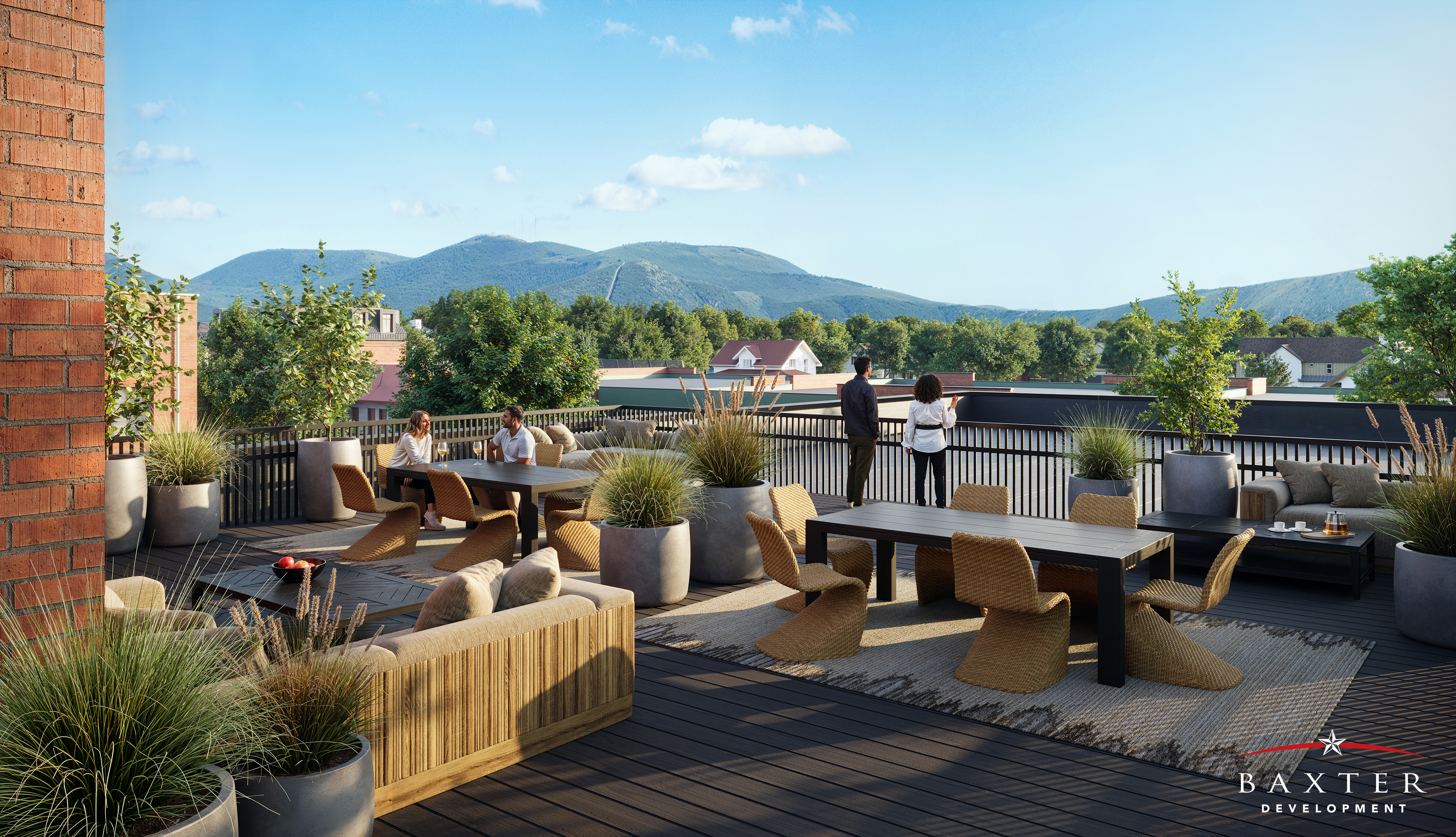 Real Estate Terrace Renders