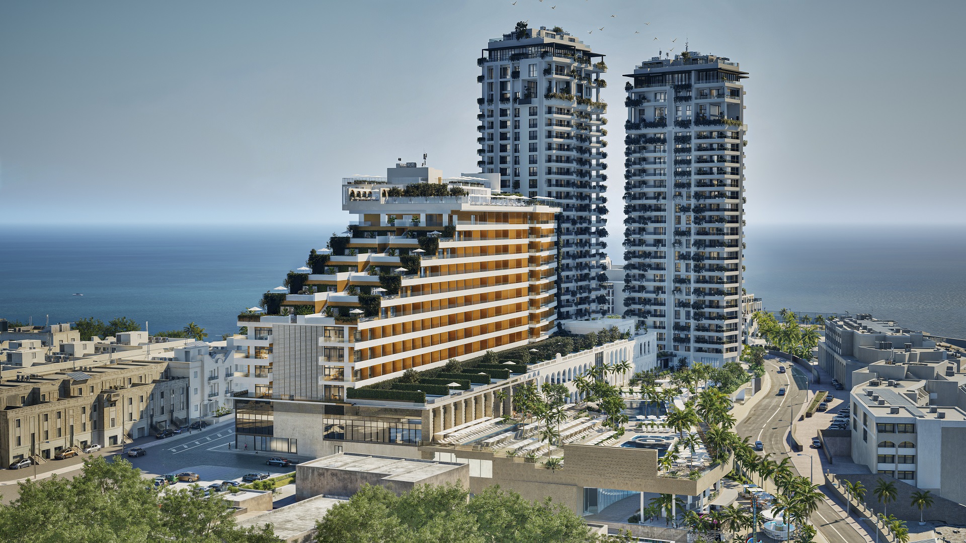 Aerial 3D Rendering of a Home Community