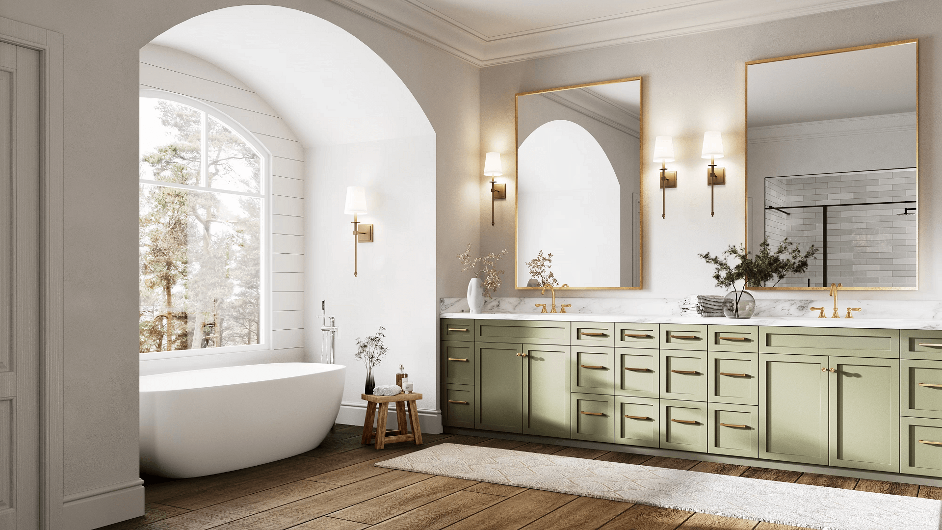 Bathroom Interior 3D Render