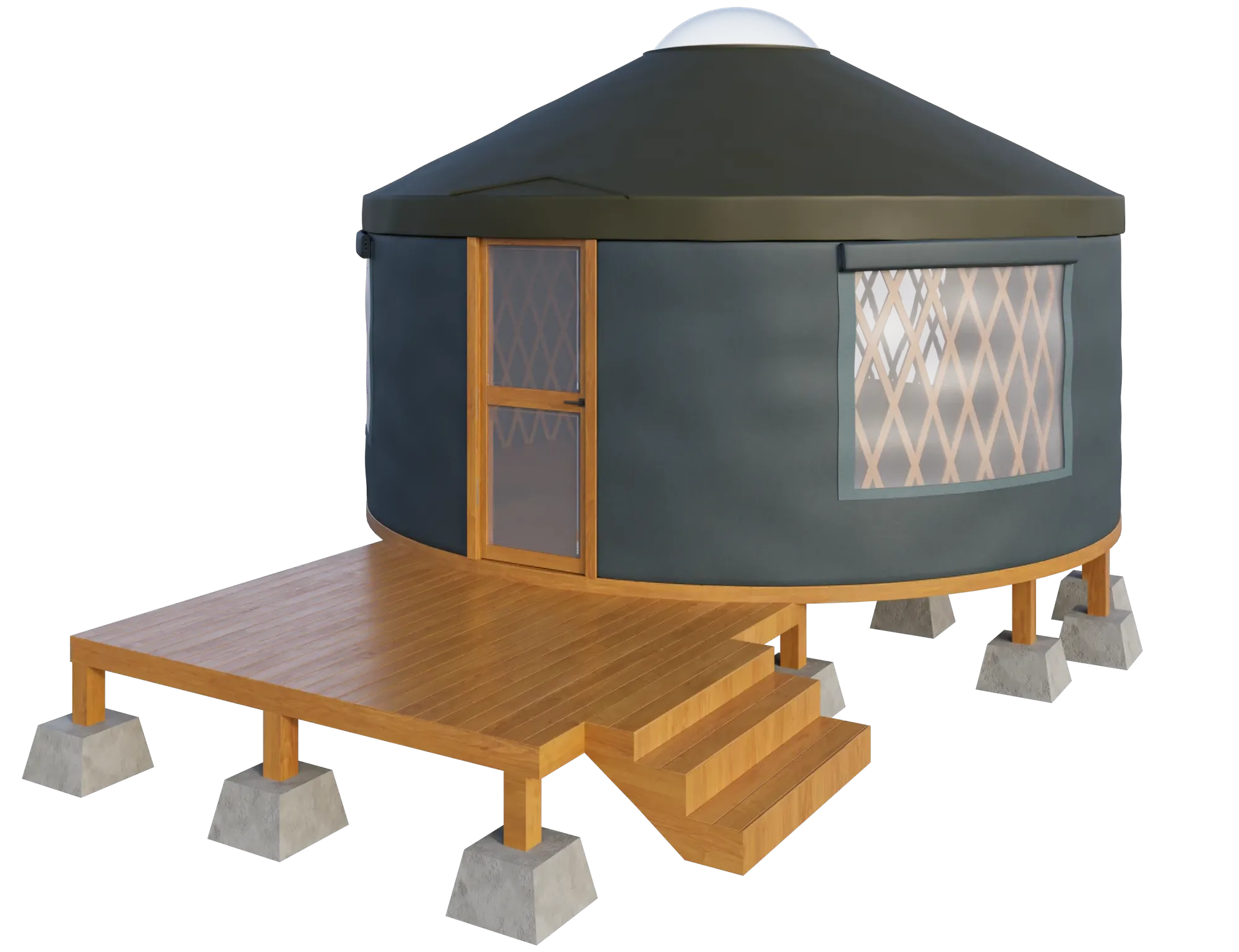Hospitality Yurt 3D Model