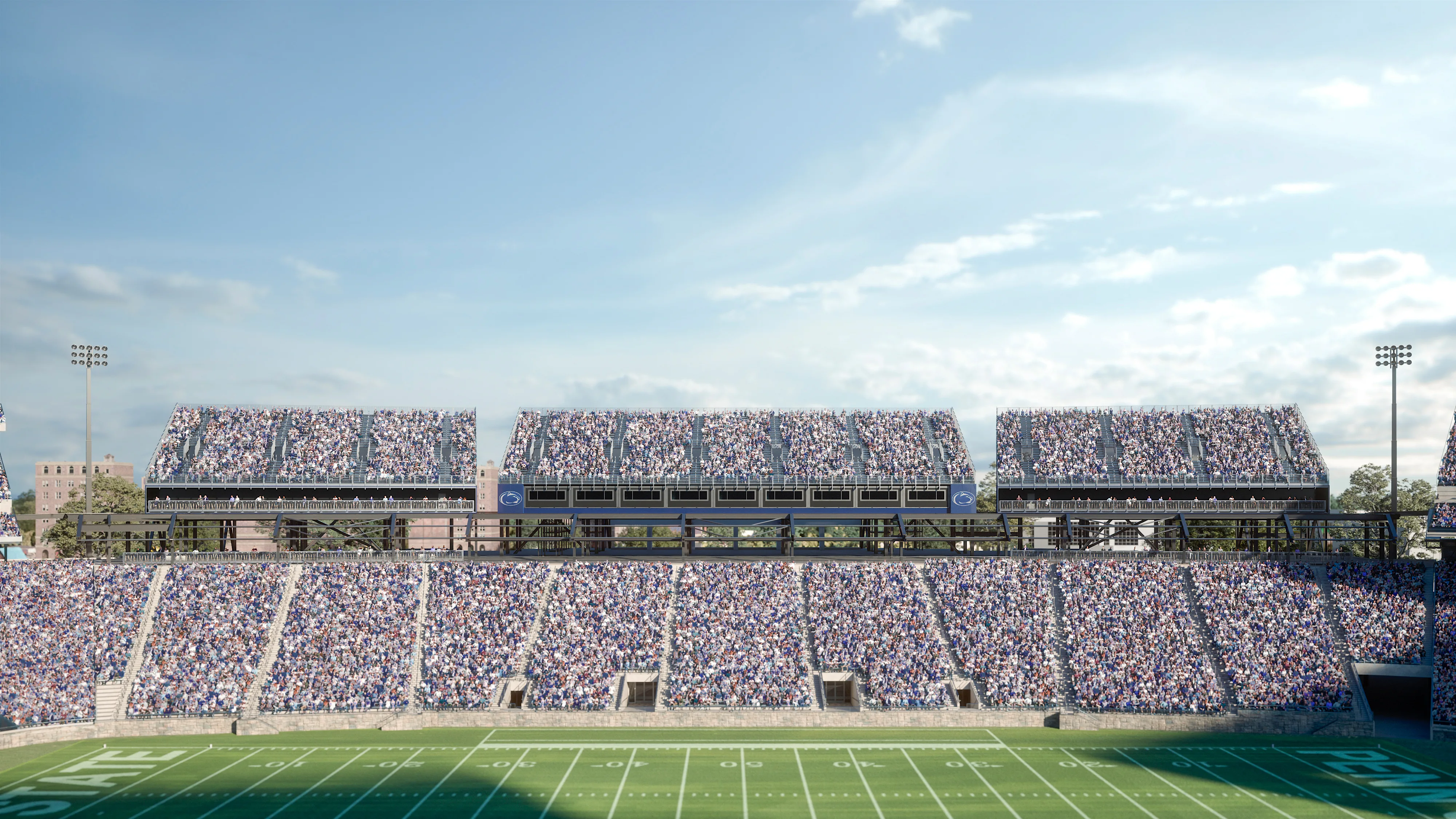 Sports Venue 3D Rendering