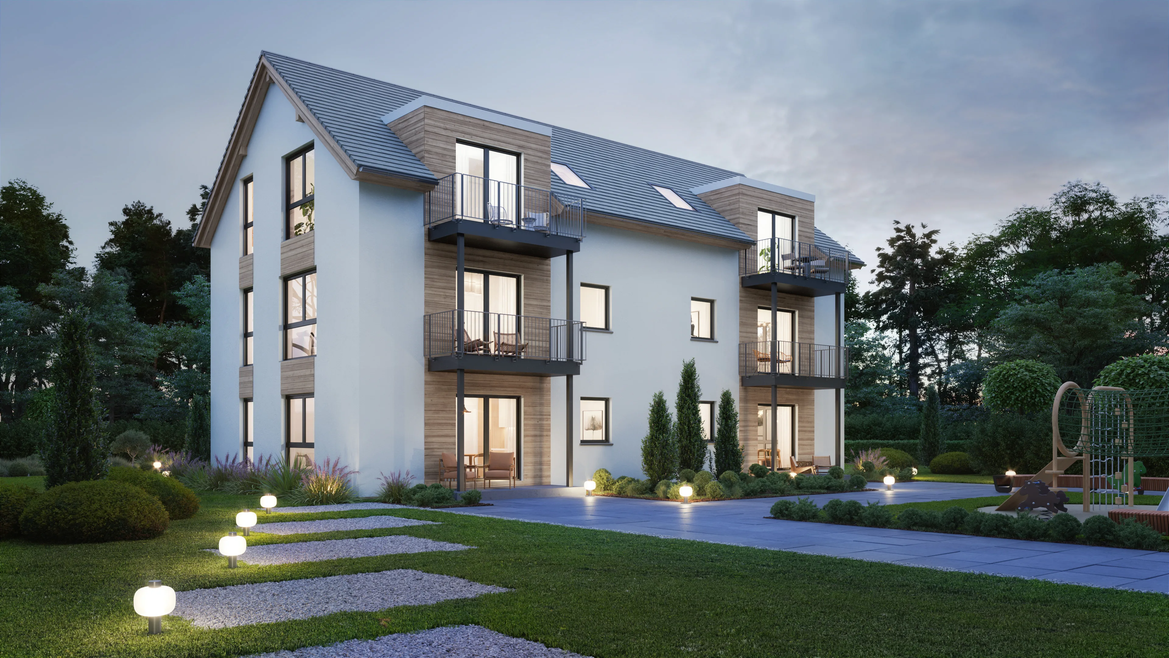 Mansion 3D visualization project