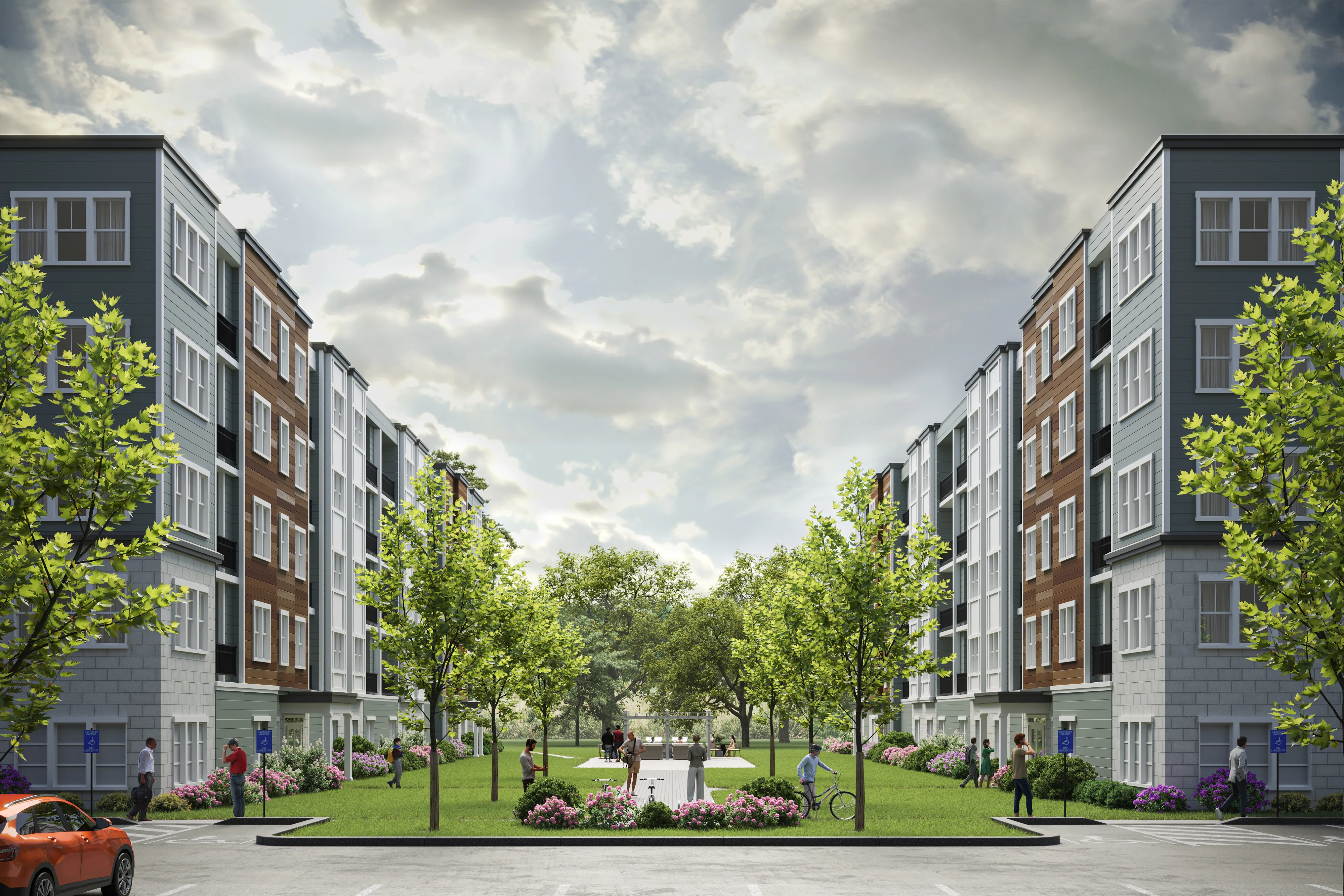 Community Park 3D Rendering