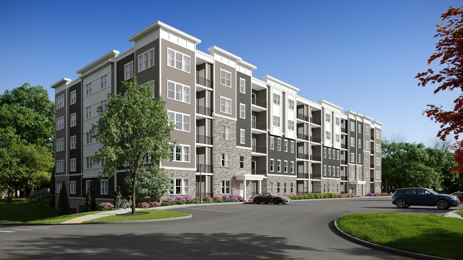 Apartment complex CGI