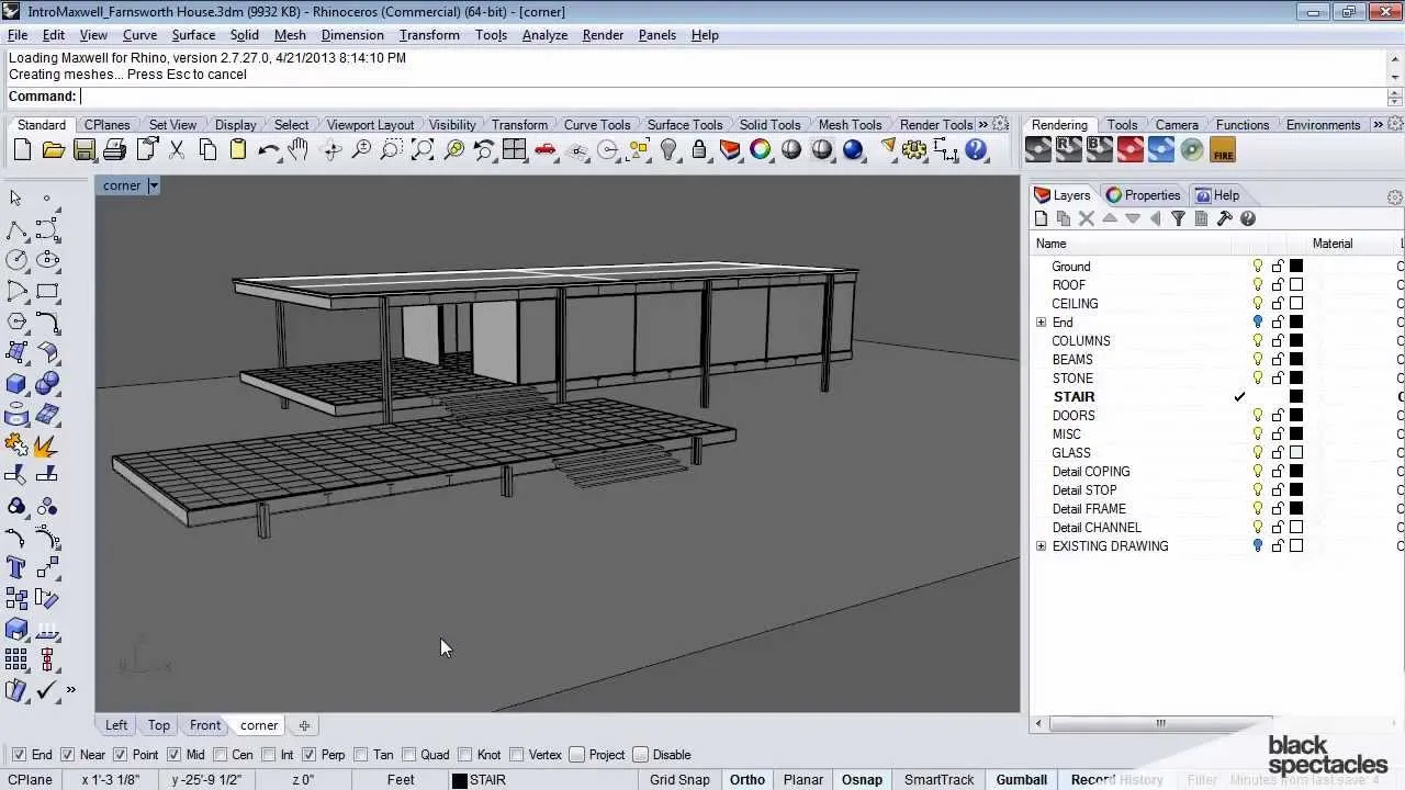 3D rendering in Maxwell Renderer